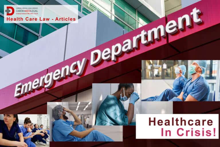 hospital emergency dept with collage of healthcare workers